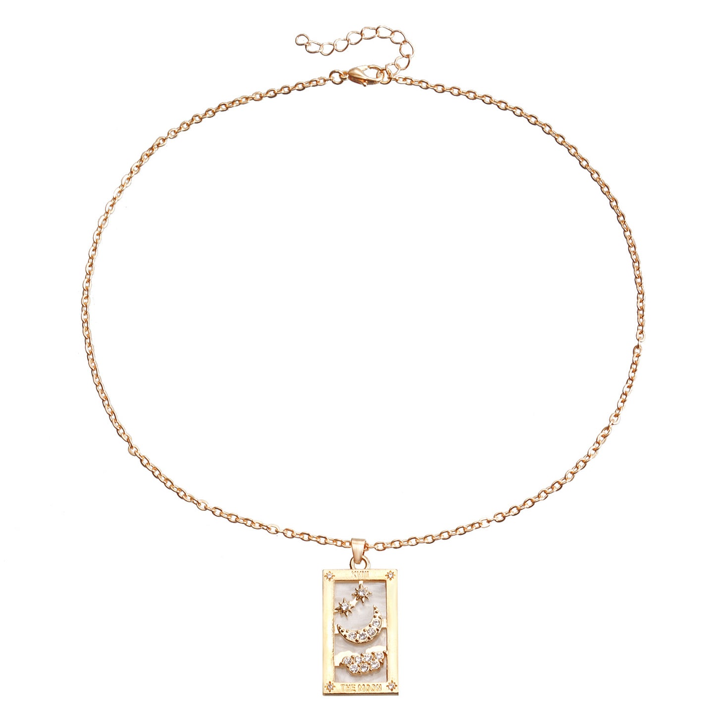 Adorno Simple Chica Caliente Placa Cuadrada Collar Mujer