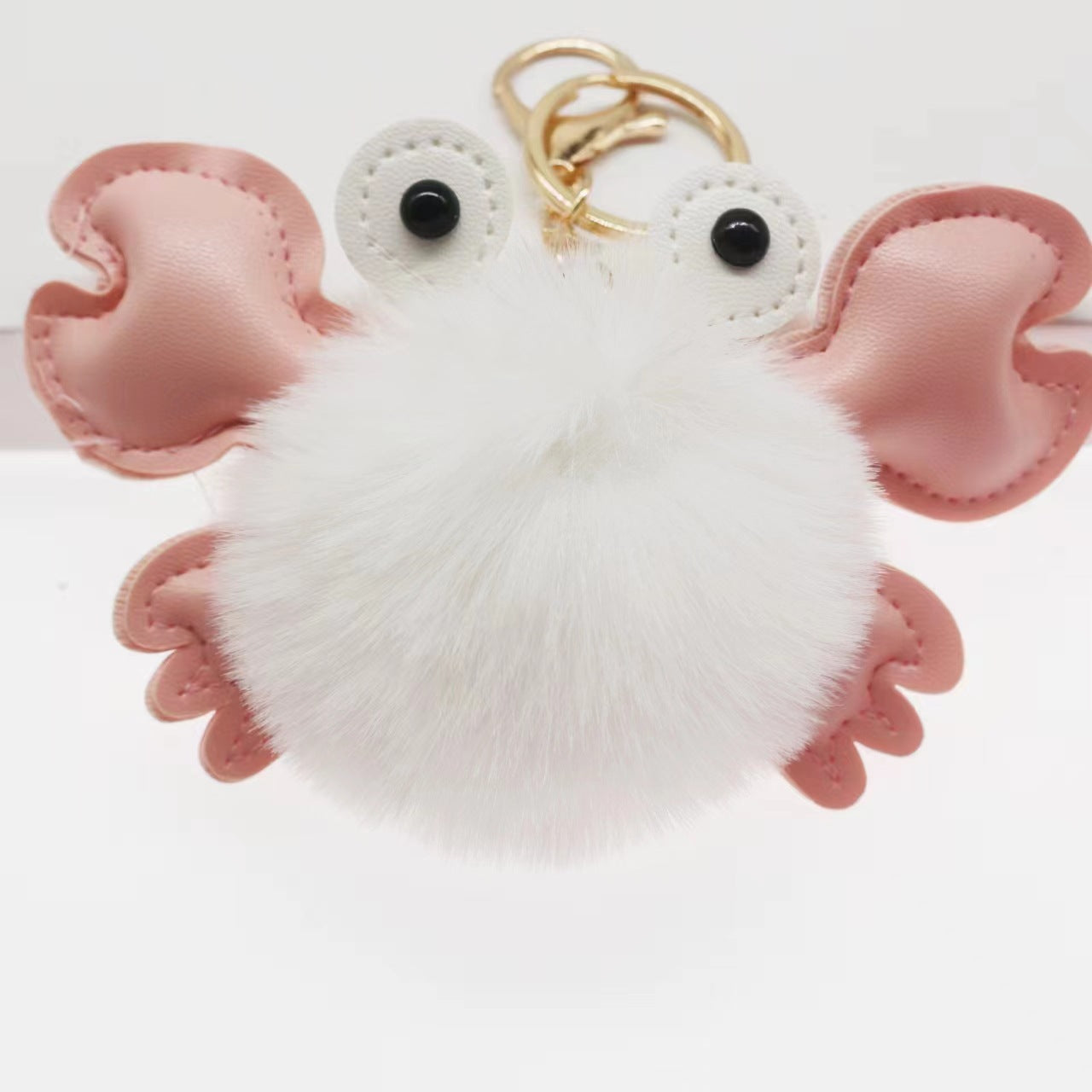 Pendentif porte-clés crabe mignon de dessin animé