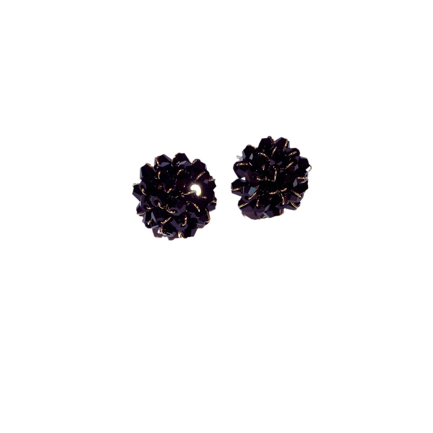 Boucles d'oreilles sauvages élégantes en cristal pour femmes