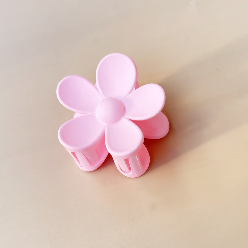 Pince à cheveux fleur givrée couleur bonbon d'été