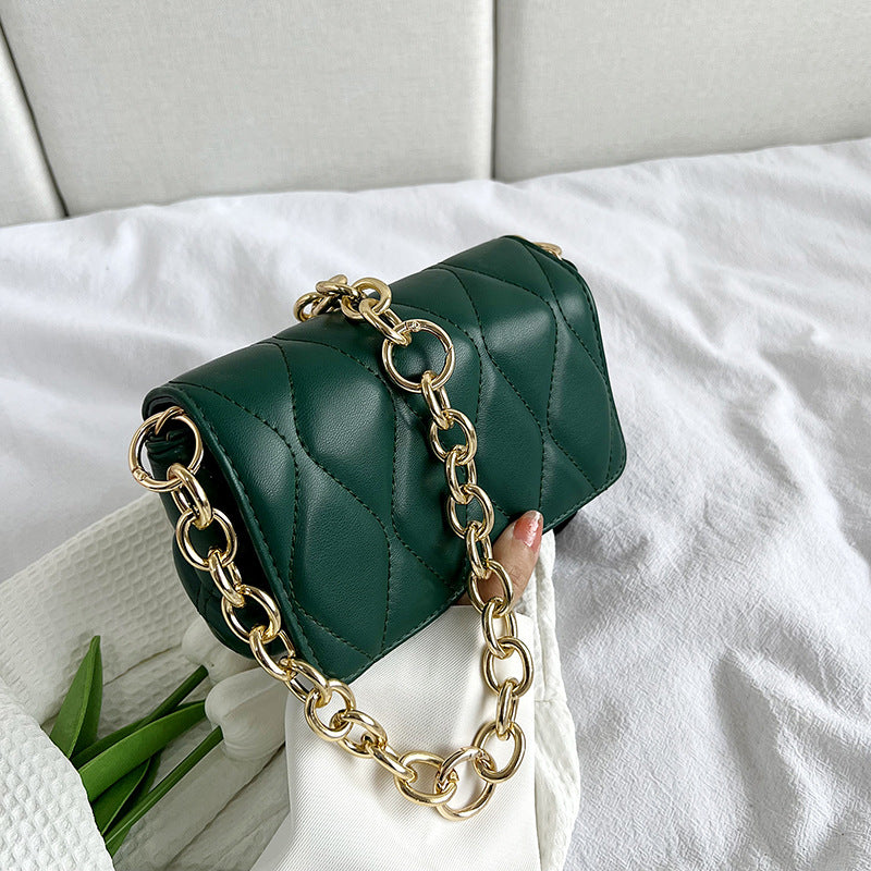 Nouveau Mode losange chaîne petit sac carré décontracté tout assorti