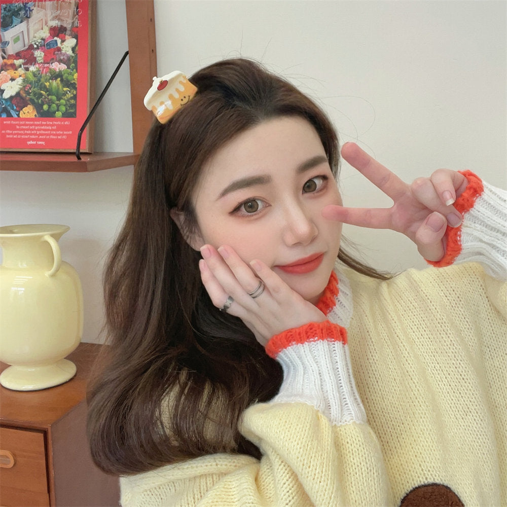 Pince à cheveux courte, petite pince à cheveux assortie avec tout, tête arrière