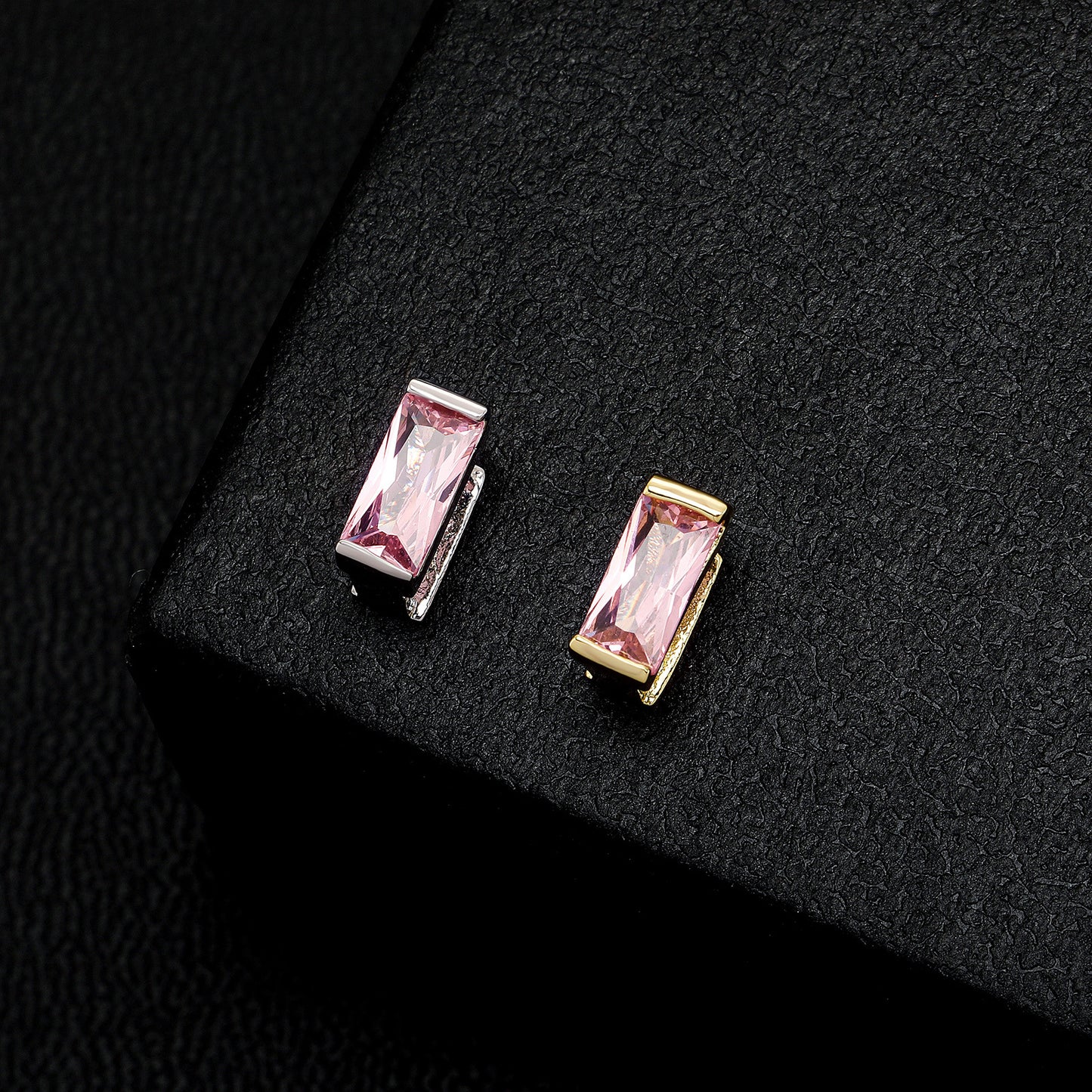 Grande douille à dents en Zircon pour hommes, rangée verticale rouge et verte