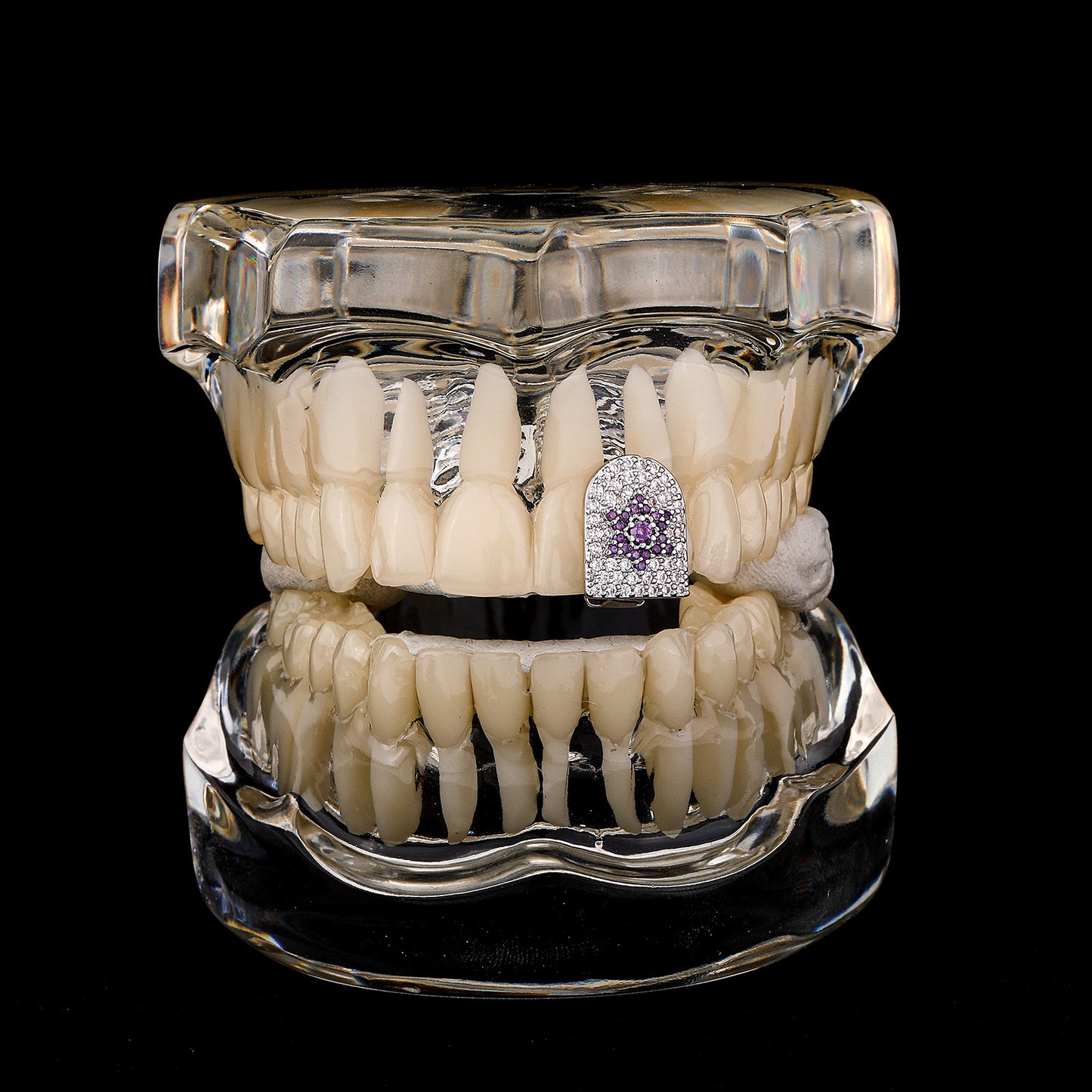 Dents Daikin entièrement diamantées, douille de dent unique en Zircon