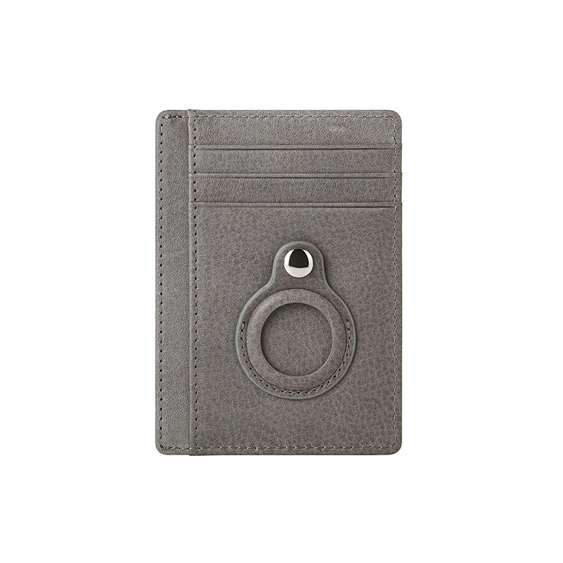 Cartera con tarjetero multifuncional de piel de vaca de primera capa para hombre