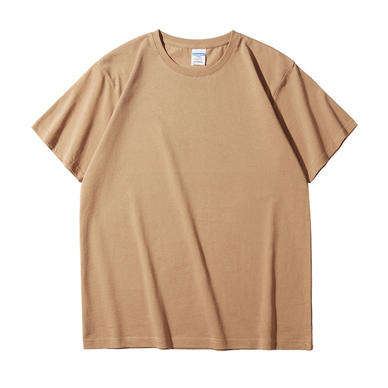 Double Yarn Combed Cotton 210g Blank Light Board T-shirt