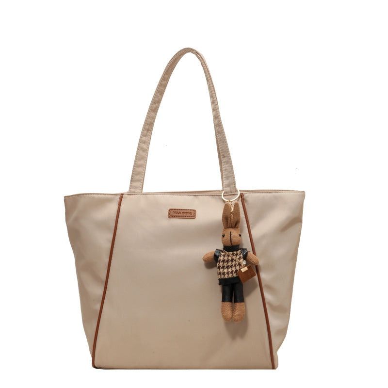 Bolso de mano de gran capacidad, bolso de hombro para ir al trabajo de estilo coreano, novedad de primavera y verano, bolso de mano de ocio que combina con todo