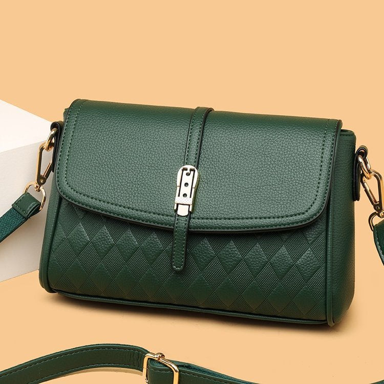 Bolso mensajero de alta calidad Cuero suave simple