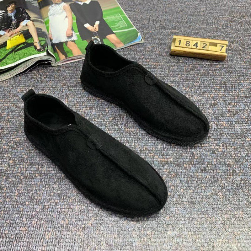 Chaussures rembourrées en coton isolées en velours doux et confortables