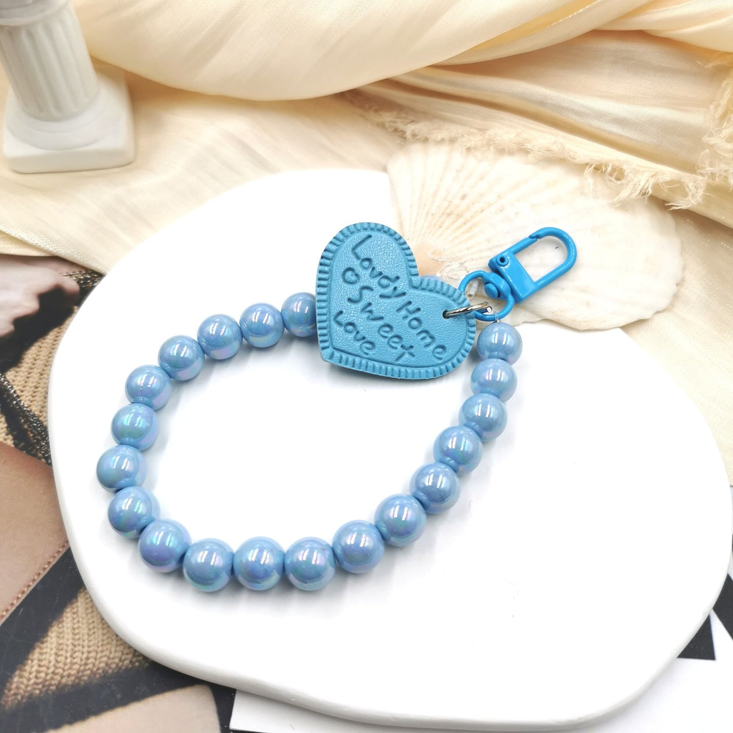 Porte-clés pour étui de téléphone bricolage, couleur bonbon à la mode