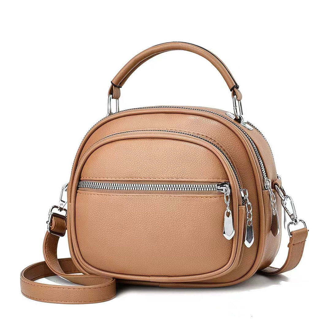 Sac messager multicouche femme Simple grande capacité