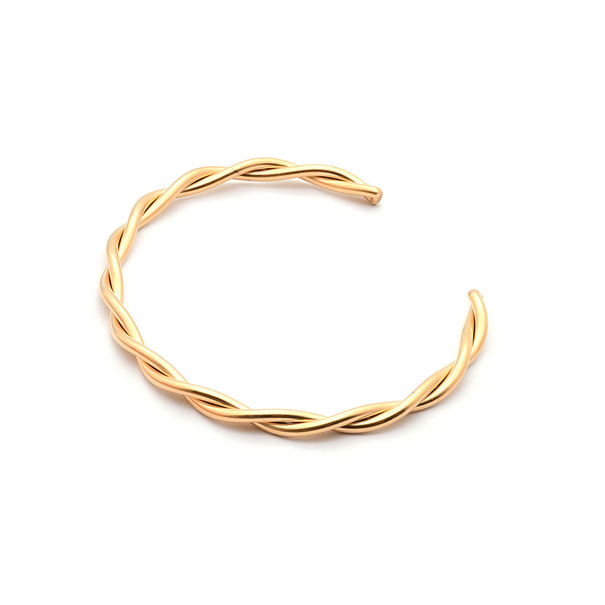 Bracelet d'ouverture de bracelet simple à motif de vague