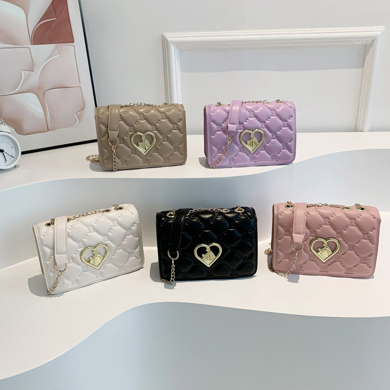 Bolso bandolera moderno con cadena simple para mujer