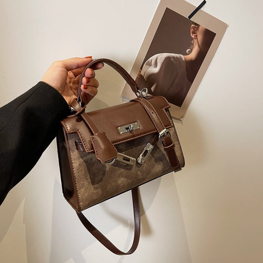 Sac messager à bandoulière au design rétro minoritaire