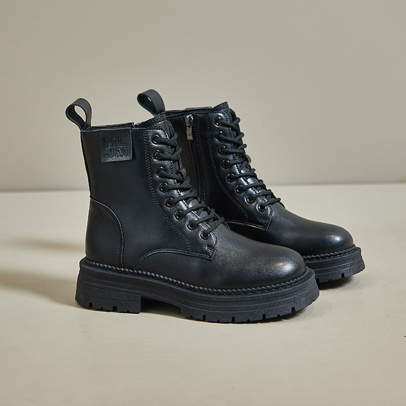 Botas de moto con cordones para estudiantes