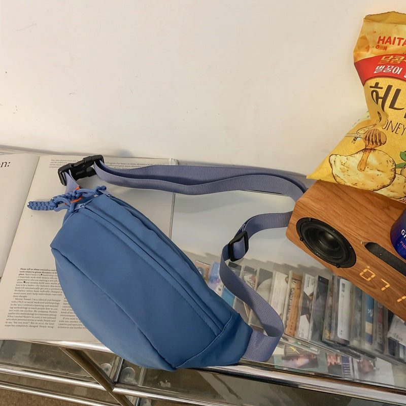 Bolsos deportivos para el pecho para hombre y mujer, bolso cruzado sencillo e informal que combina con todo