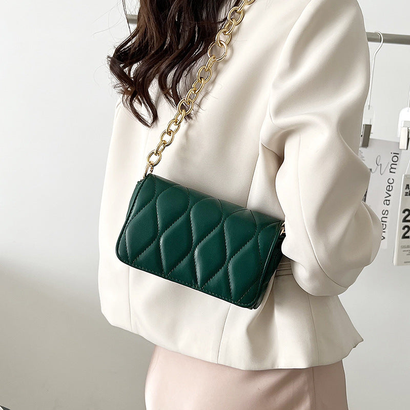 Nouveau Mode losange chaîne petit sac carré décontracté tout assorti