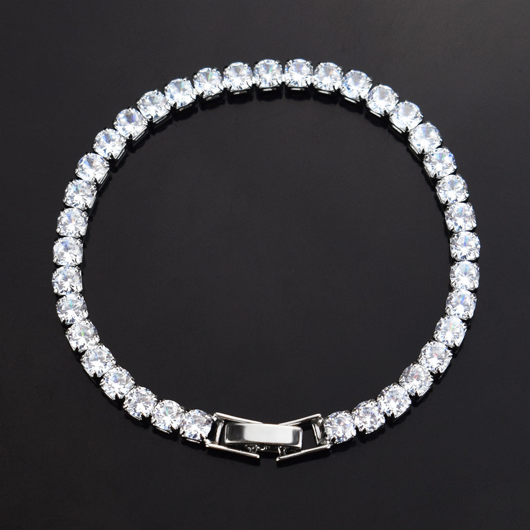 Bracelet tennis diamant mode femme