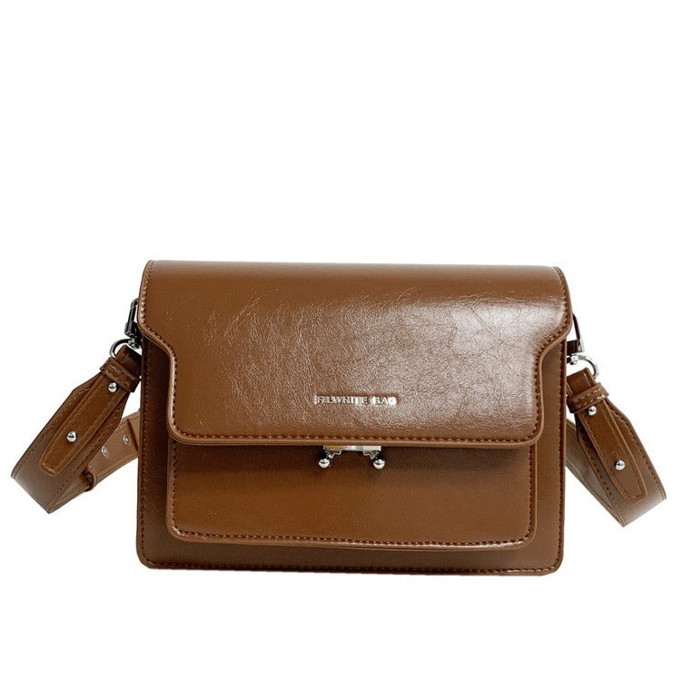 Simple PU petit carré étudiant mode décontracté tout-match sac à bandoulière