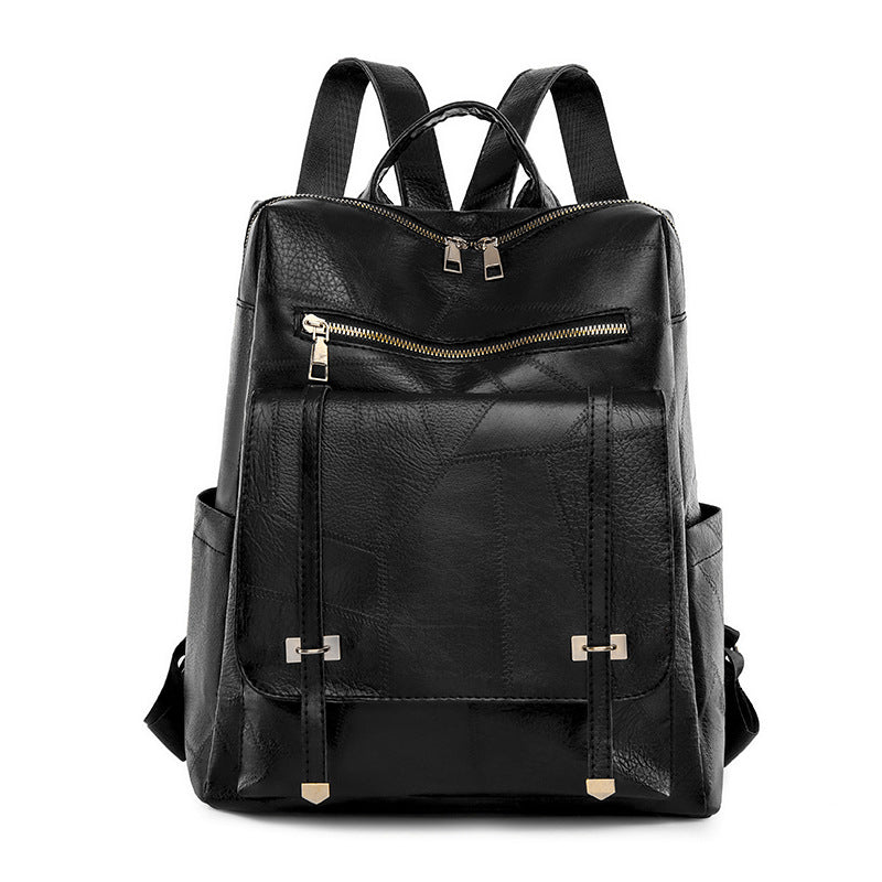 Sac à dos simple et à la mode de grande capacité pour femmes
