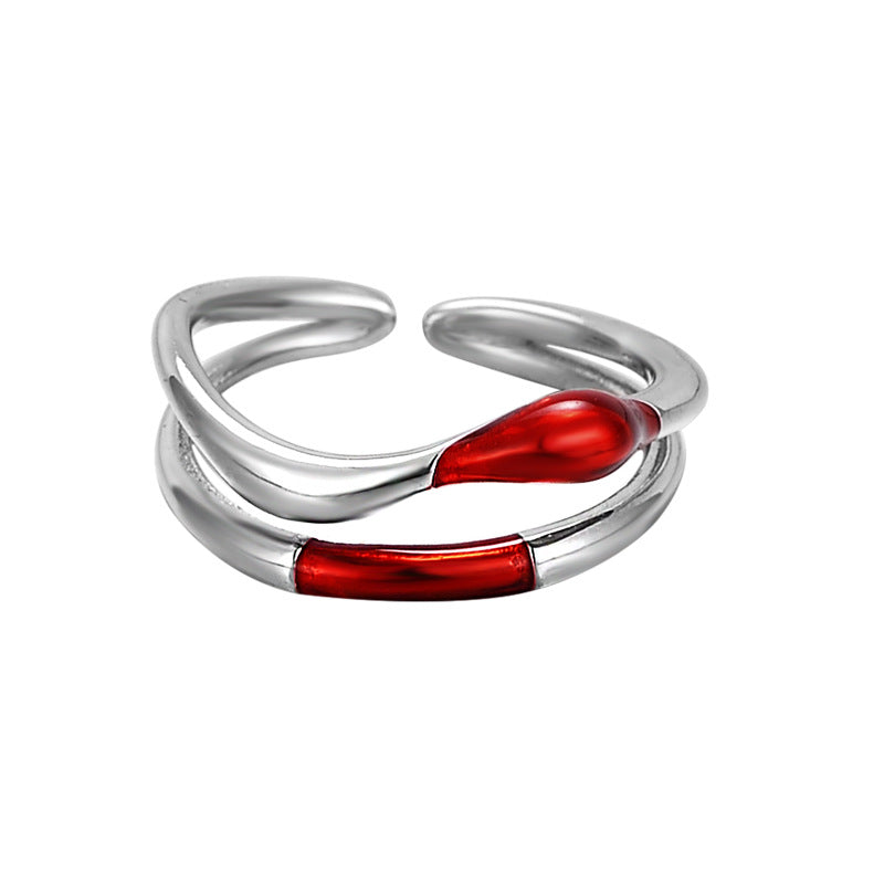 Bague de conception de niche simple pour femmes