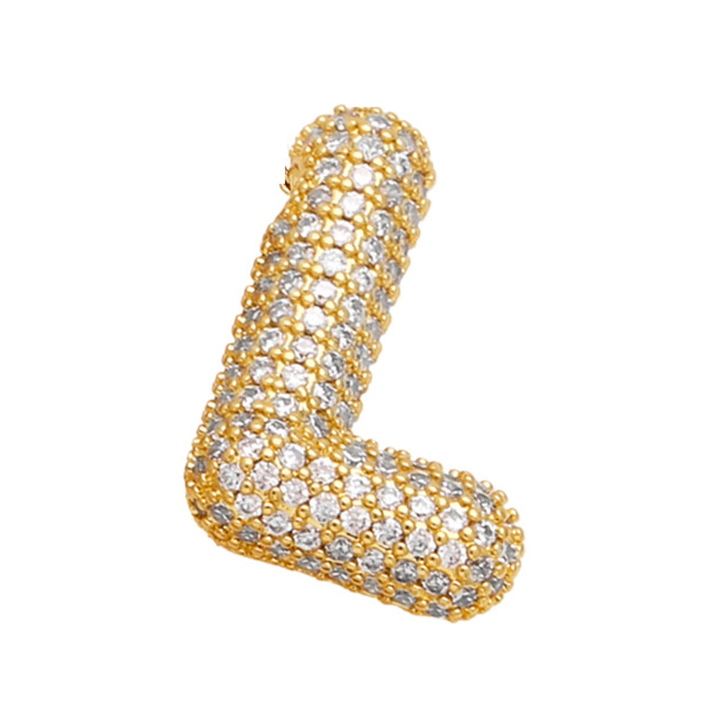 18K Gold Plated Balloon English Letter Pendant Necklace