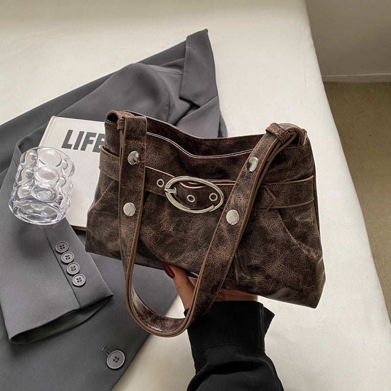 Sac à bandoulière plissé à la mode d'été