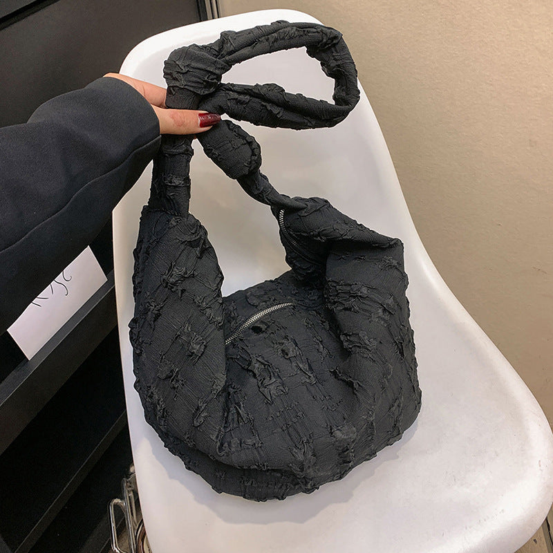 Mesh Female Cloud Bag Crossbody