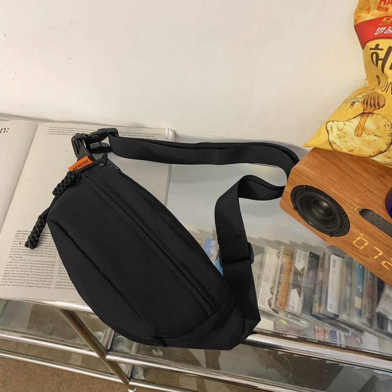 Bolsos deportivos para el pecho para hombre y mujer, bolso cruzado sencillo e informal que combina con todo