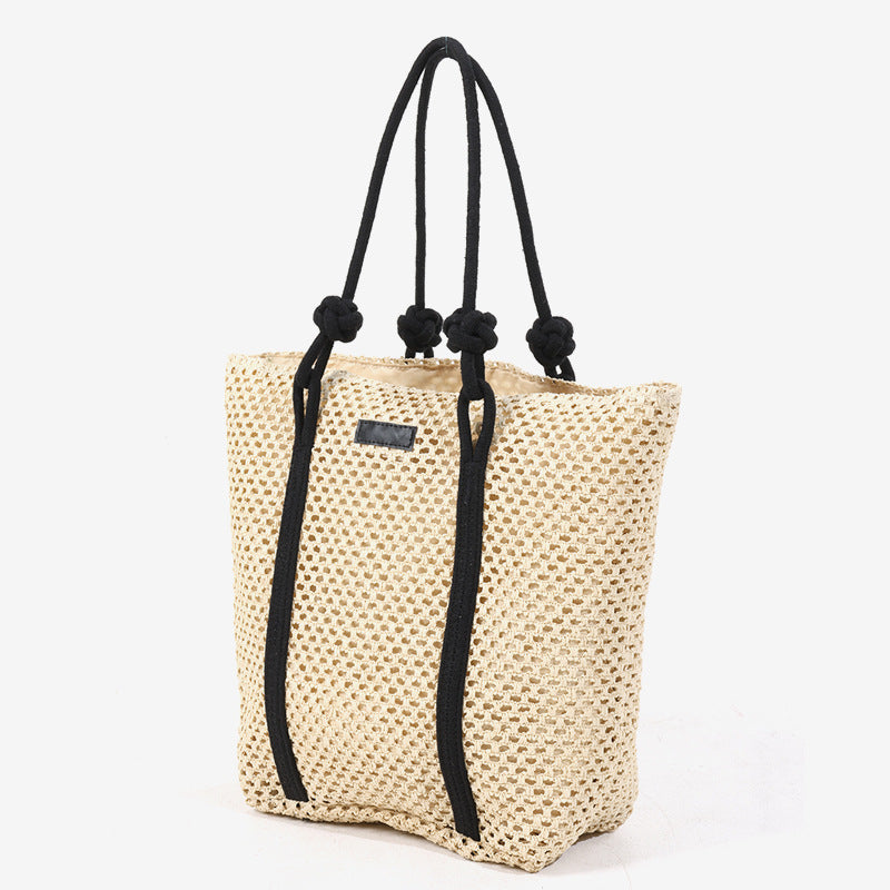Sac tissé simple à une épaule de grande capacité ajouré