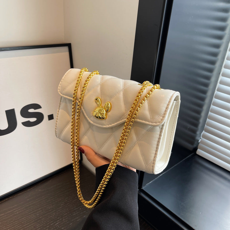 Women's Fashion Diamond Chain Small Square Bag