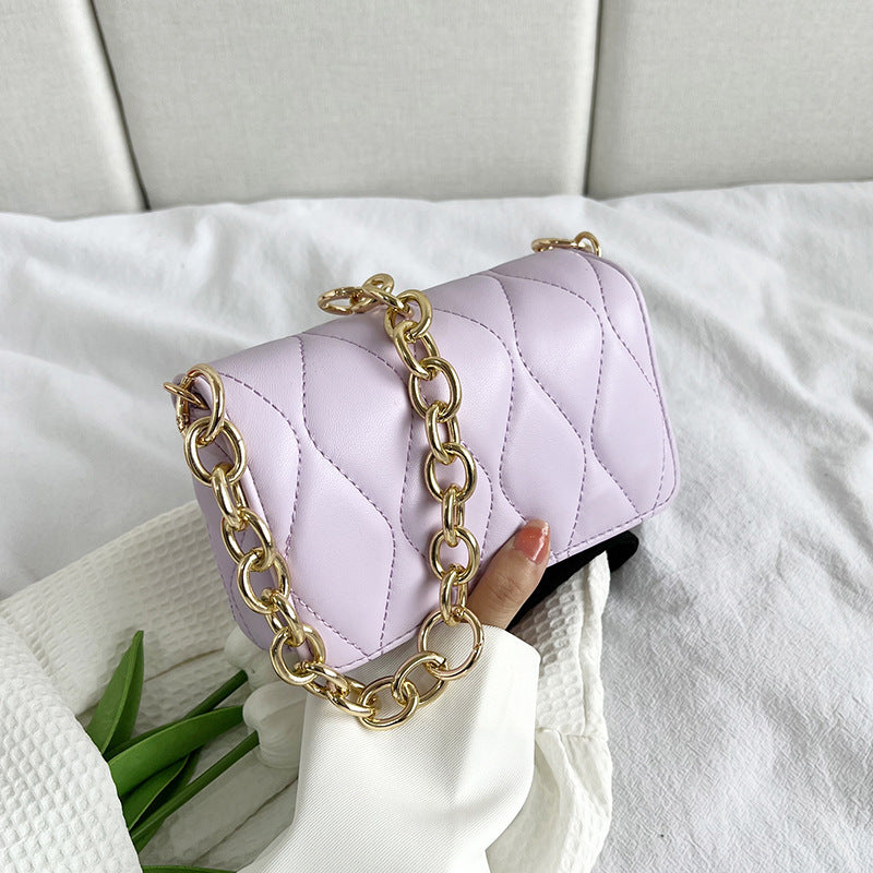 Nouveau Mode losange chaîne petit sac carré décontracté tout assorti