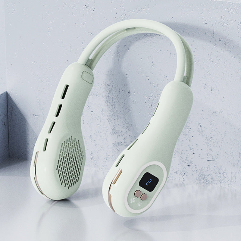 Mini ventilateur silencieux Usb sans lame, lumière d'ambiance suspendue au cou, Gadgets d'été