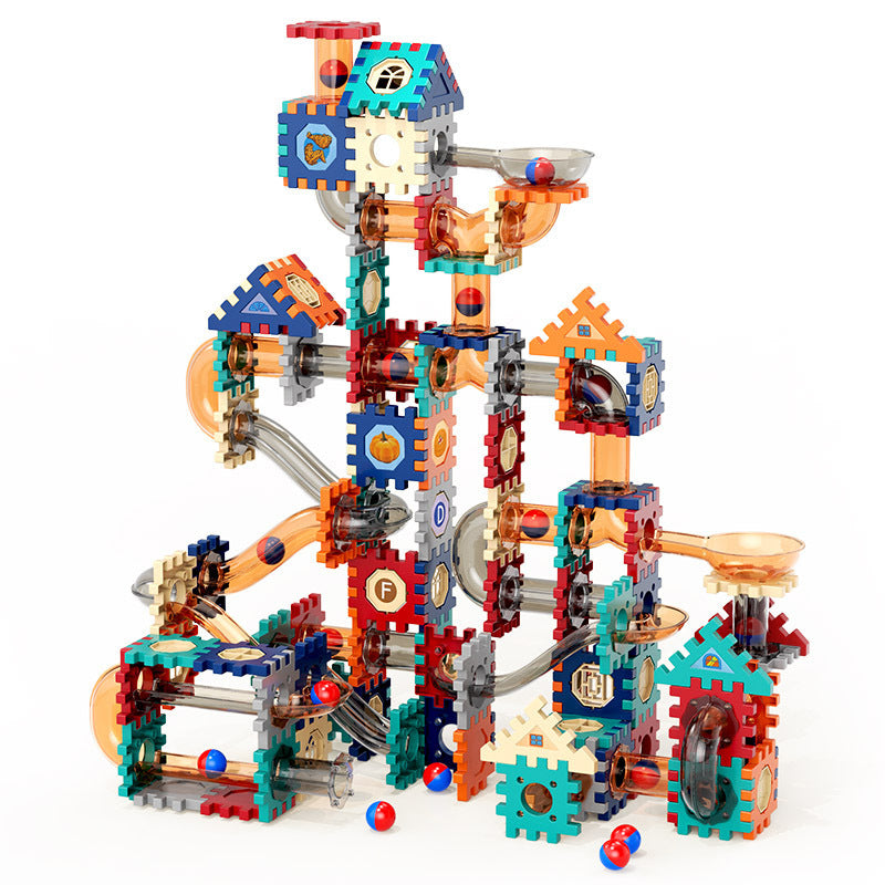Blocs de construction électriques interchangeables pour enfants, jouets éducatifs de bricolage rotatifs à engrenages