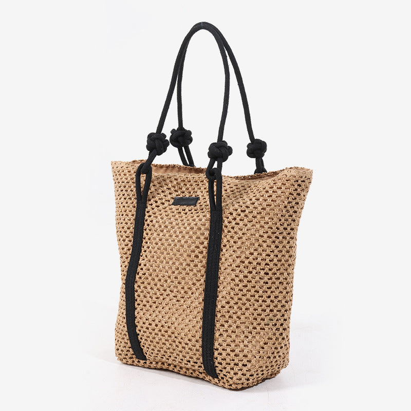 Sac tissé simple à une épaule de grande capacité ajouré