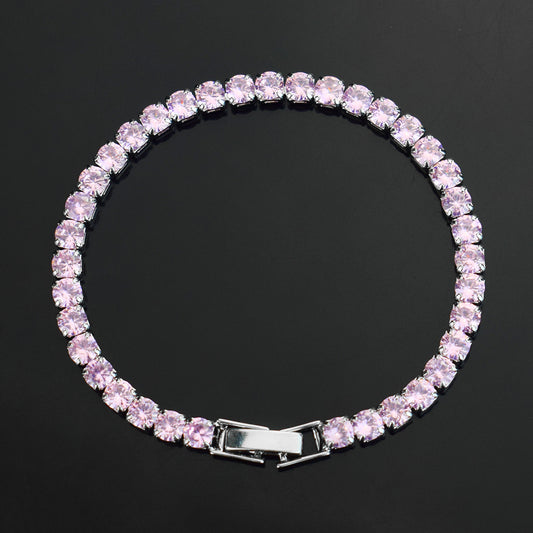 Bracelet tennis diamant mode femme