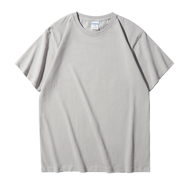 Double Yarn Combed Cotton 210g Blank Light Board T-shirt