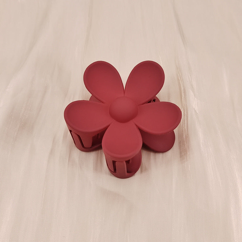 Pince à cheveux fleur givrée couleur bonbon d'été