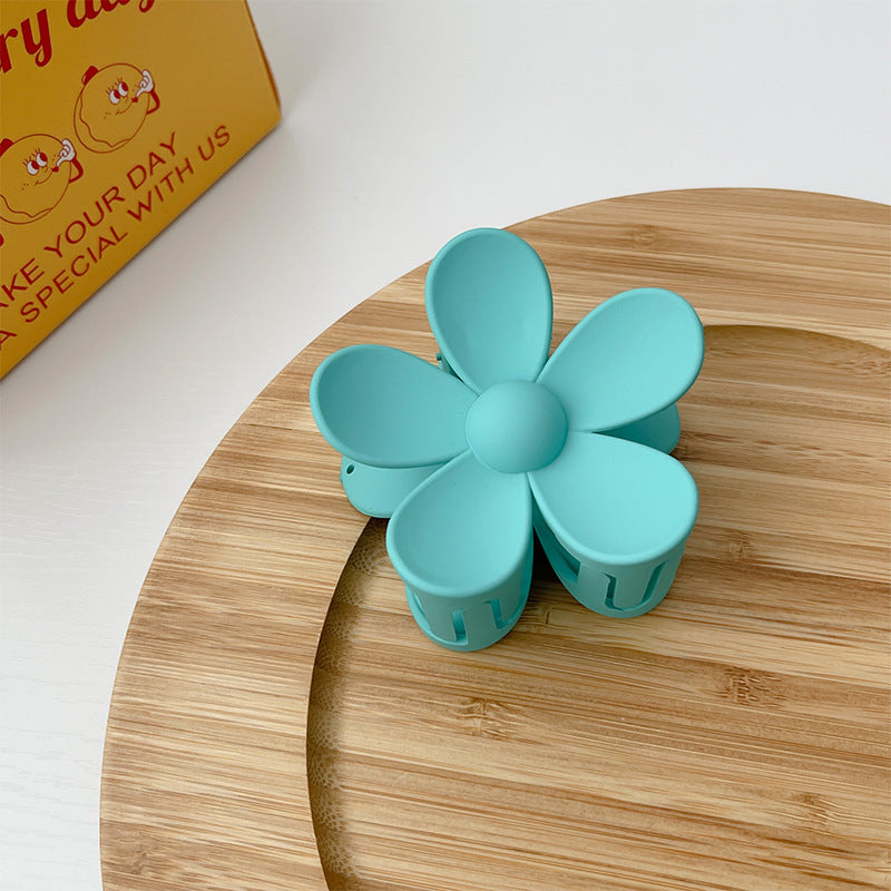 Pince à cheveux fleur givrée couleur bonbon d'été