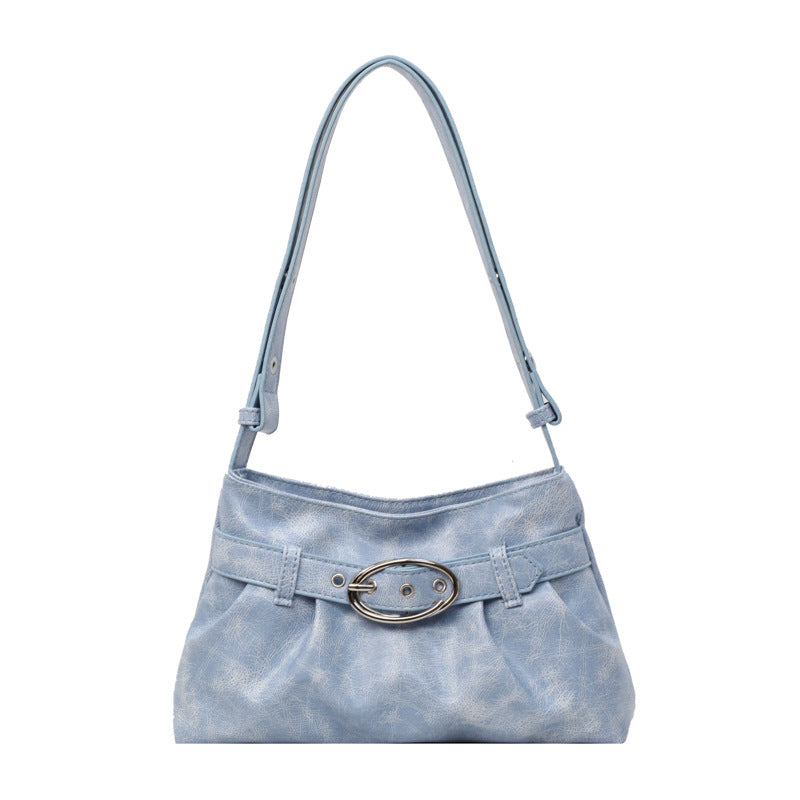 Sac à bandoulière plissé à la mode d'été
