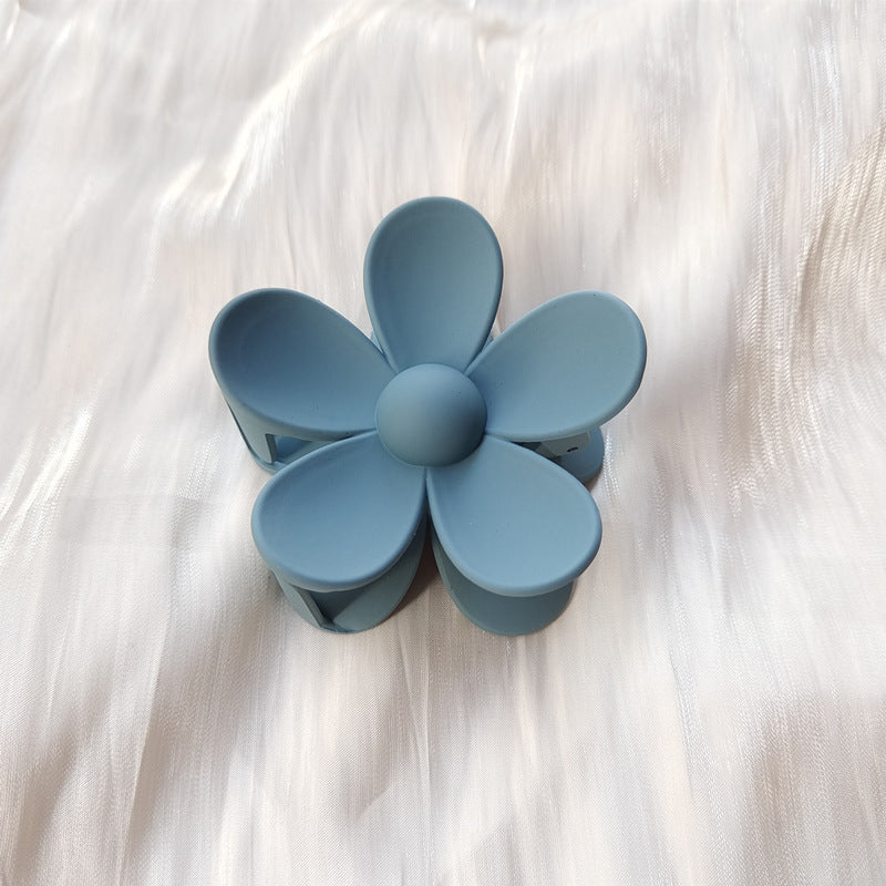 Pince à cheveux fleur givrée couleur bonbon d'été