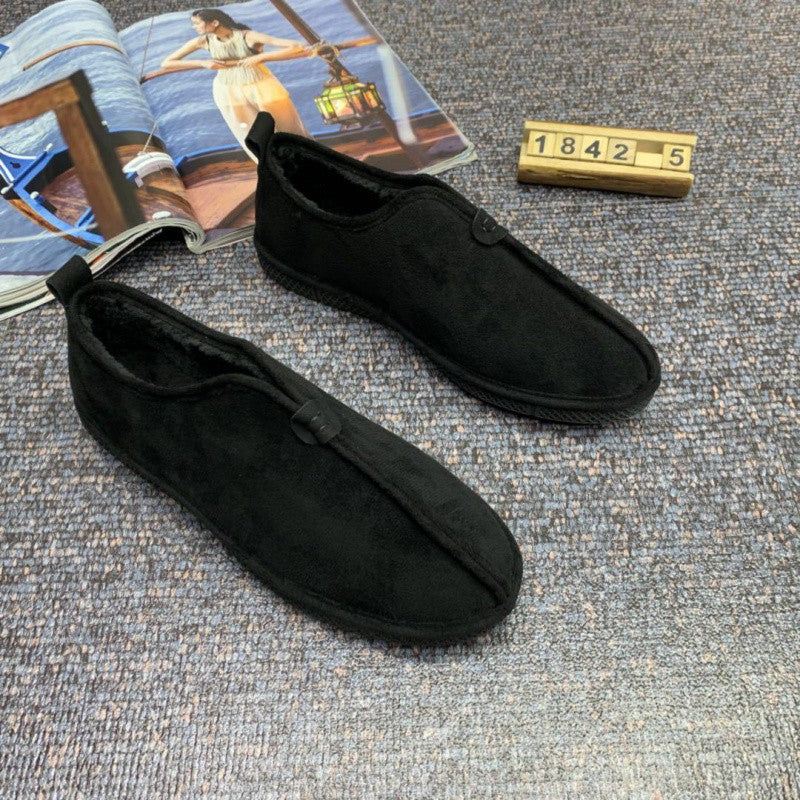 Chaussures rembourrées en coton isolées en velours doux et confortables