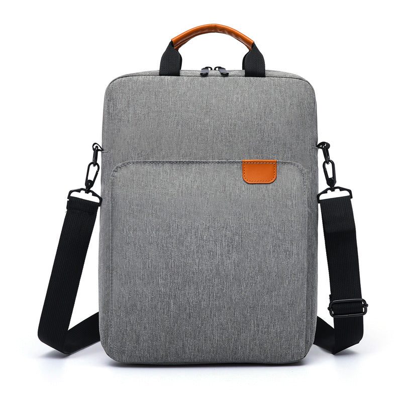 Sac de rangement antichoc simple pour ordinateur portable à bandoulière plate