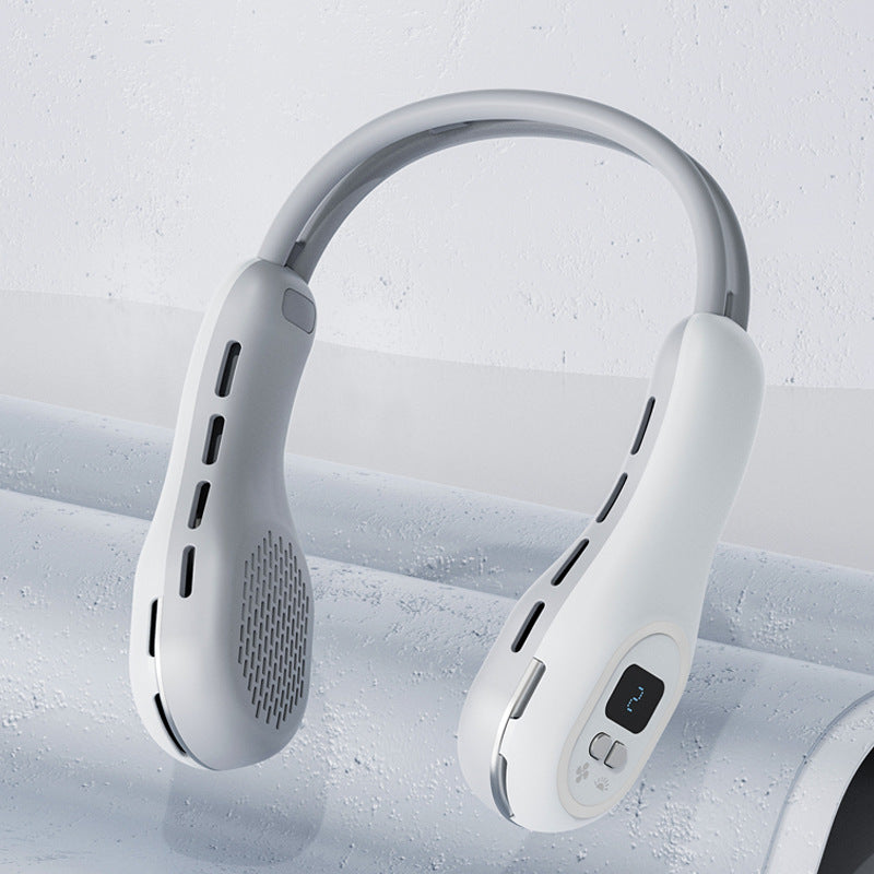 Mini ventilateur silencieux Usb sans lame, lumière d'ambiance suspendue au cou, Gadgets d'été