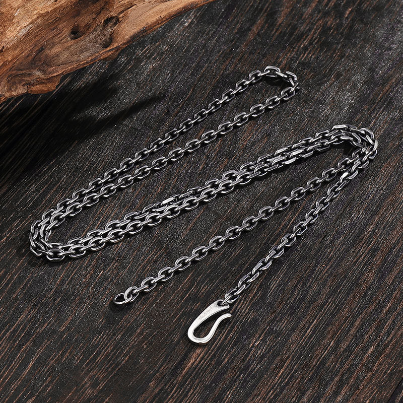 Collares de plata esterlina para hombres y mujeres