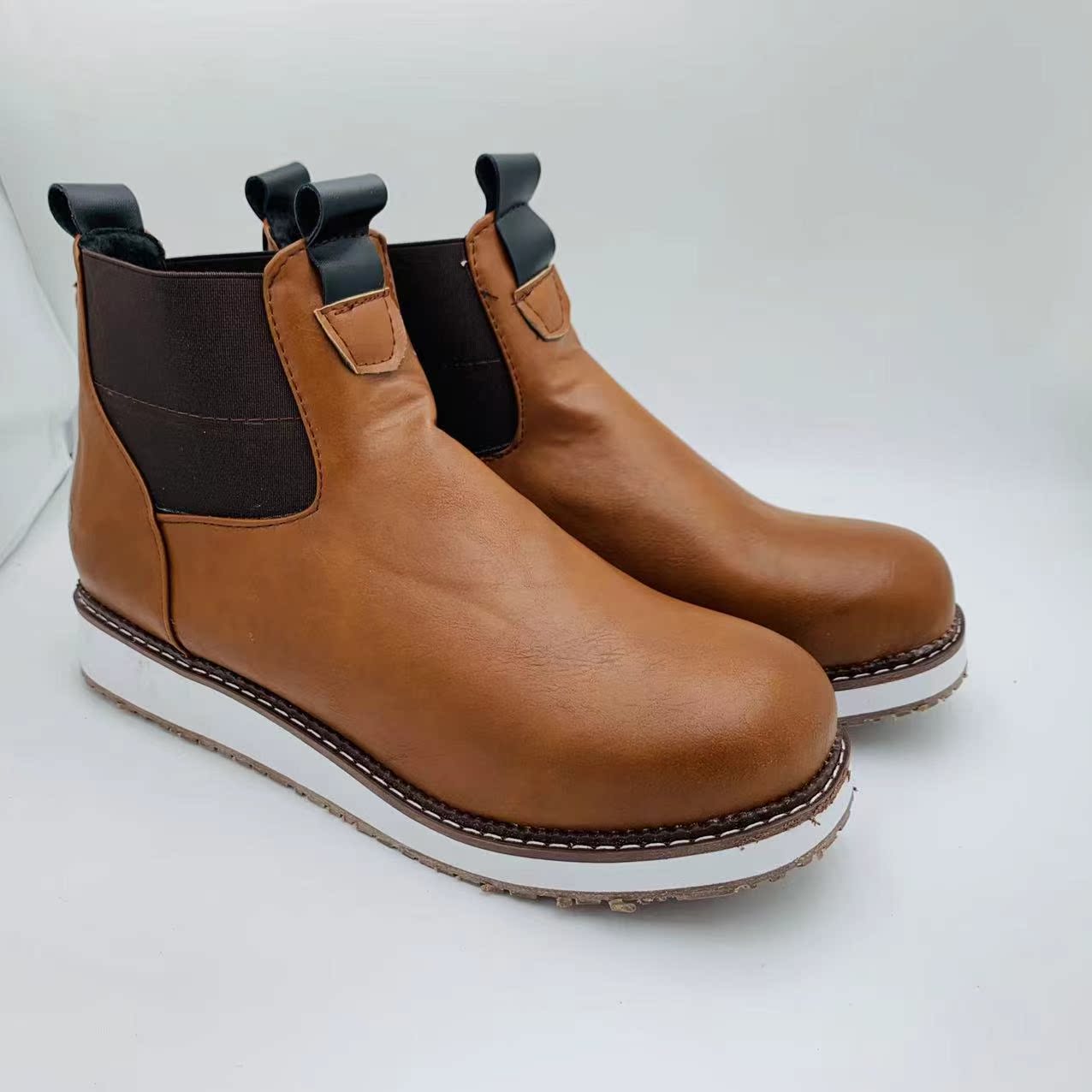Commerce extérieur nouvelles bottines élastiques pour hommes européens et américains
