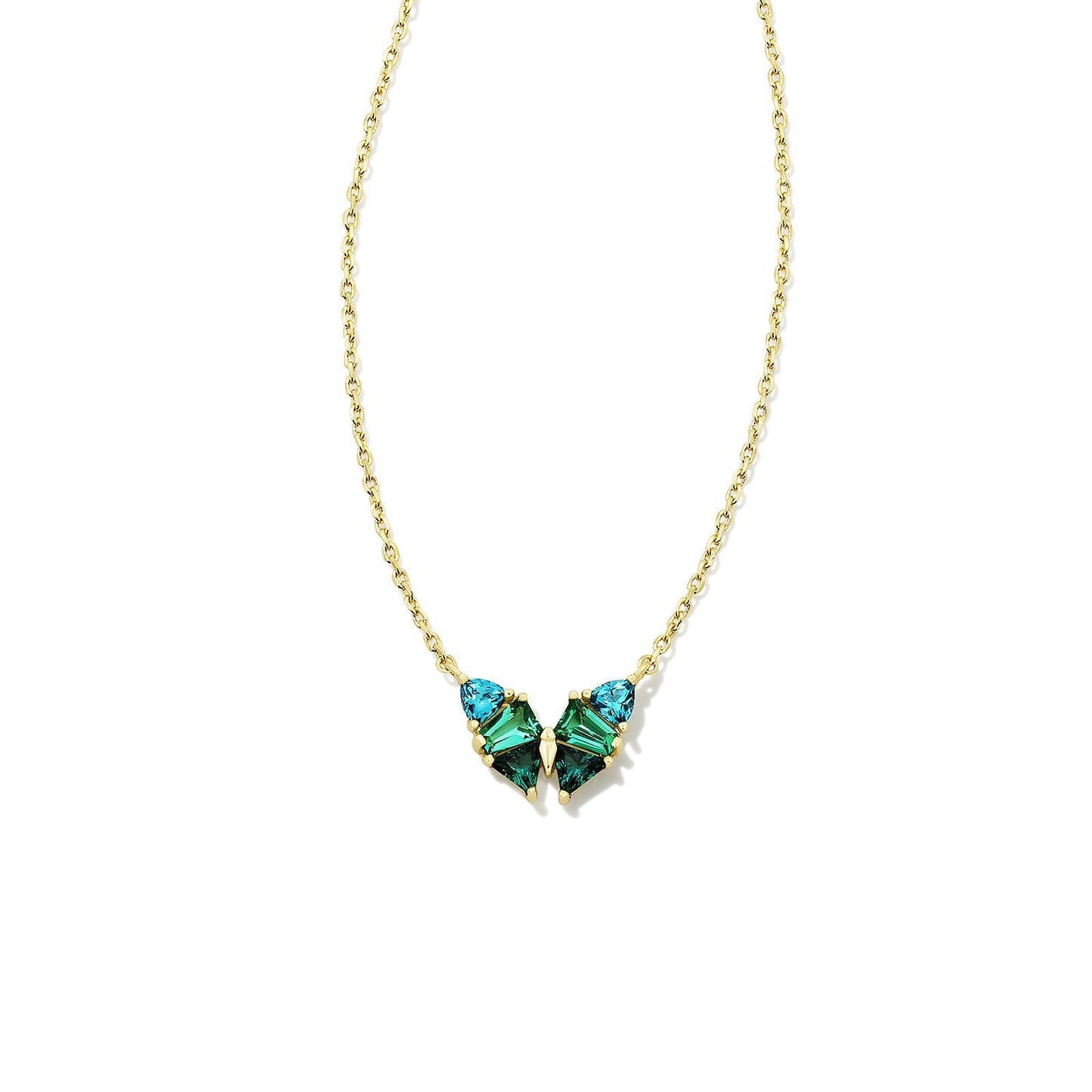 Collier en acier inoxydable avec pendentif en cristal