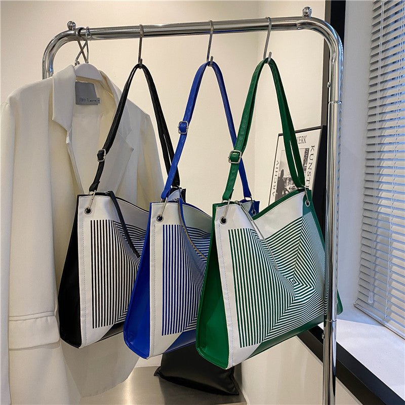 Bolso de mano casual de tendencia de hombro de mujer bandolera de gran capacidad