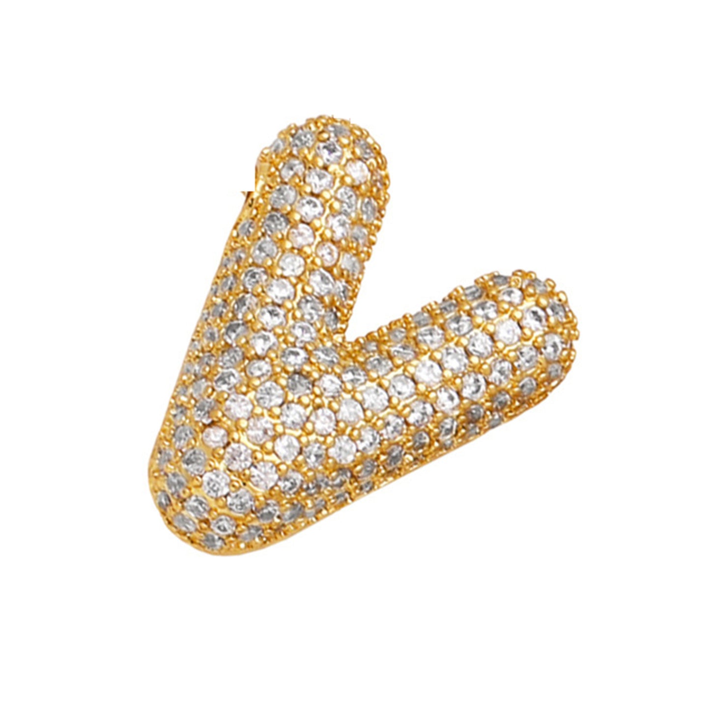 18K Gold Plated Balloon English Letter Pendant Necklace
