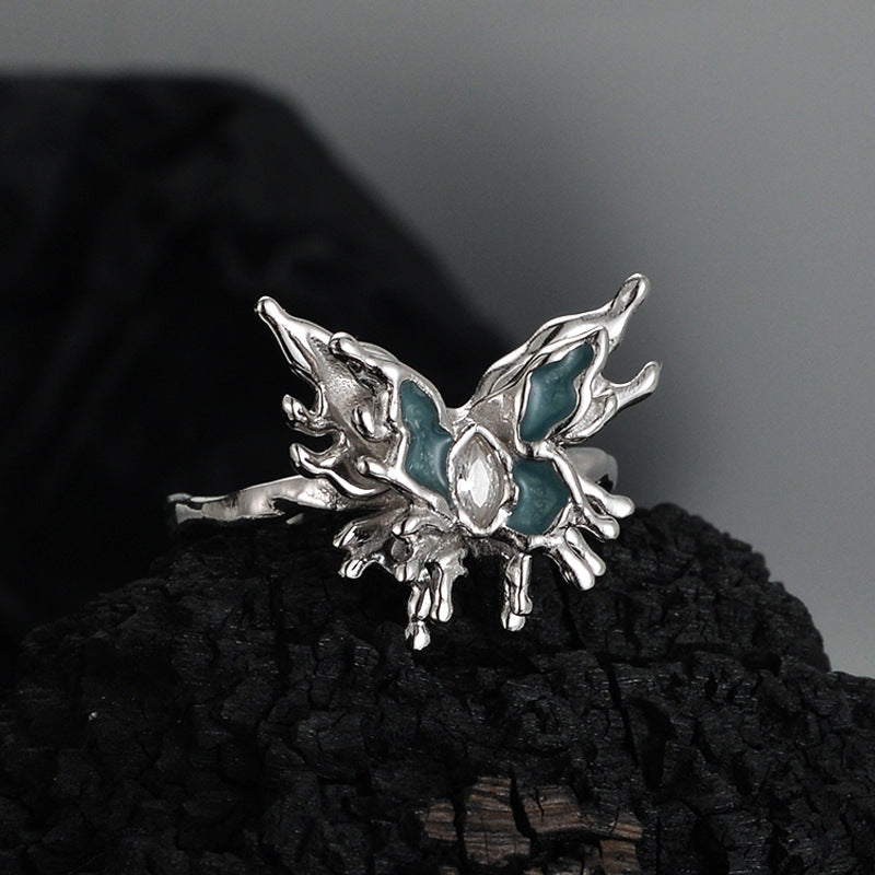 Bague papillon en forme de mode pour femmes